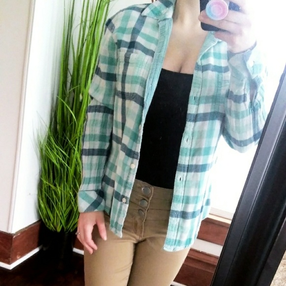 Riders by Lee Tops - Plaid button-up